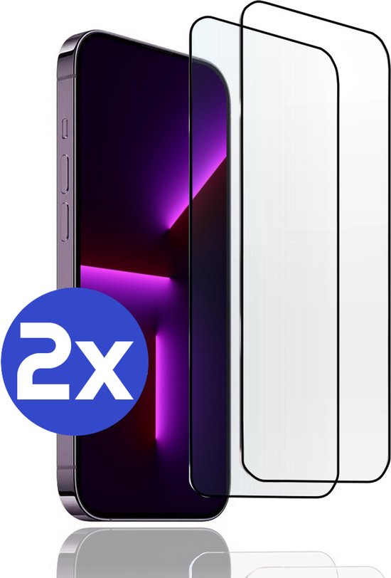 ArmorDrop Full Guard Screenprotector Geschikt Voor iPhone 13 Pro Max - Gehard Glas - 2 Stuks
