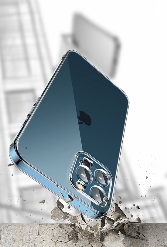 Transparant Hoesje Geschikt Voor iPhone 13 Pro - Back Cover Telefoonhoesje
