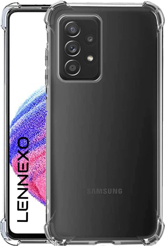 Anti Shock Hoesje Geschikt Voor Samsung Galaxy A53 5G - ShockProof Silicone Case - Transparant Back Cover