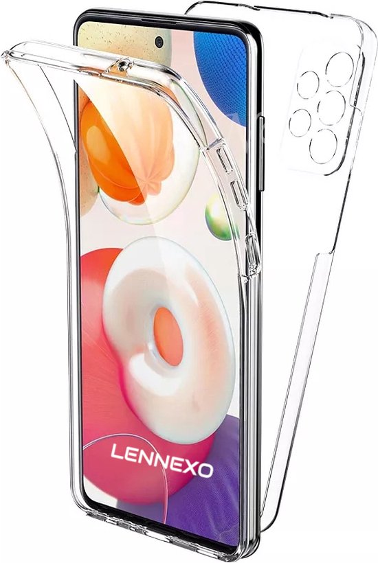 360° Hoesje Geschikt Voor Samsung Galaxy A52 / A52S Hoesje en Screenprotector