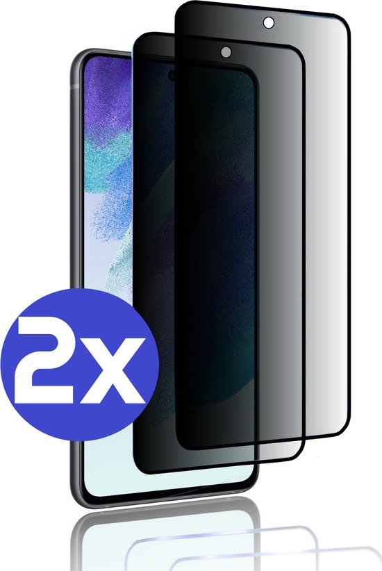 ArmorDrop Privacy Screenprotector Geschikt Voor Samsung S21 FE (Fan Edition) - Gehard Glas - 2 Stuks