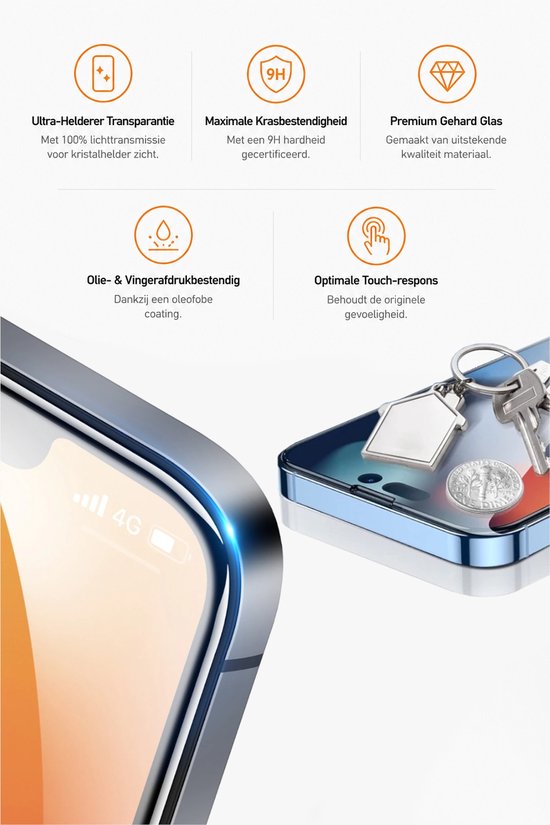 Screenprotector Geschikt Voor Samsung Galaxy S26 FE (Fan Edition) - Glasplaat - Tempered Glass - 2 Stuks