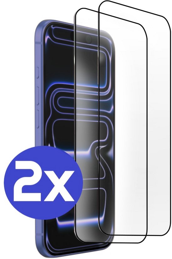 ArmorDrop Full Guard Screenprotector Geschikt Voor iPhone 17 Pro - Gehard Glas - 2 Stuks