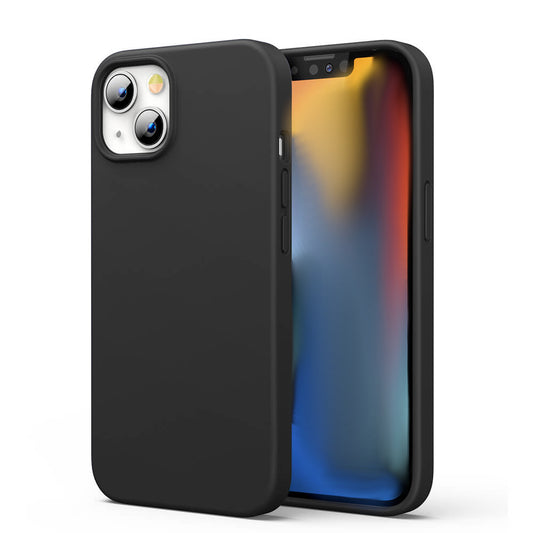 Siliconen Hoesje Geschikt Voor iPhone 13 Mini - Zwart